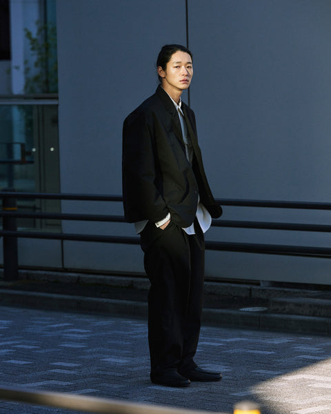 SUMMER WOOL MIX EASY PANTS