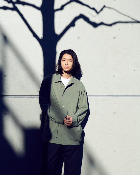 STRETCH POPLIN COVERALL