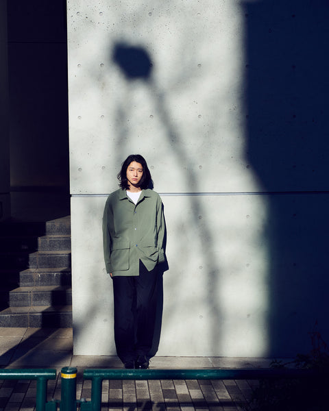 STRETCH POPLIN COVERALL