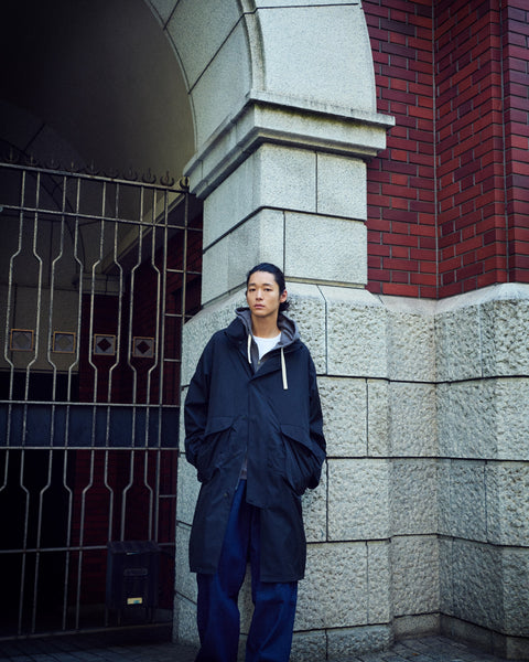 FUNCTIONAL STAND COLLAR COAT