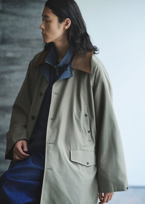 REVERSIBLE SOUTIEN COLLAR COAT