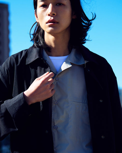 STRETCH POPLIN COVERALL