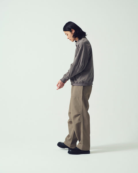 HALF ZIP L/S TEE