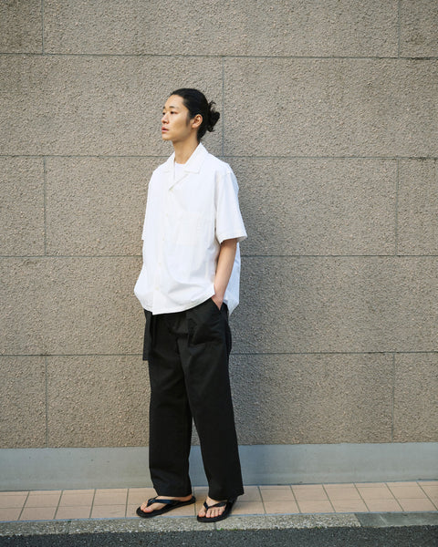 RELAX OPEN COLLAR SHIRT