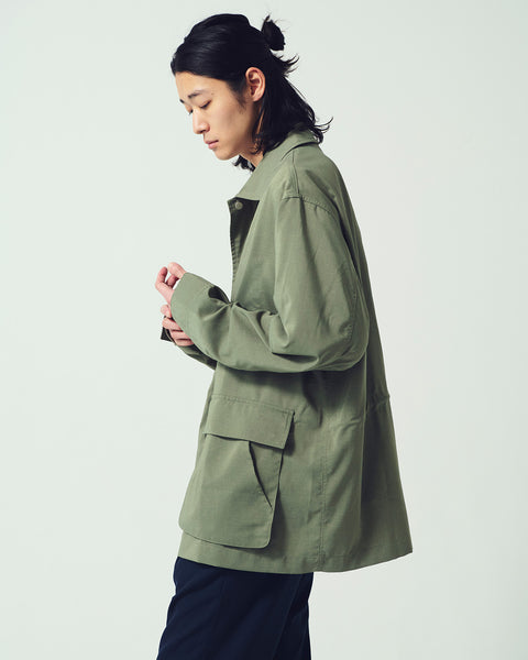 STRETCH POPLIN COVERALL