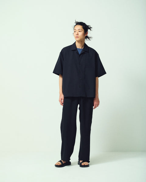 CLEAR TWILL OPEN COLLER SHIRTS
