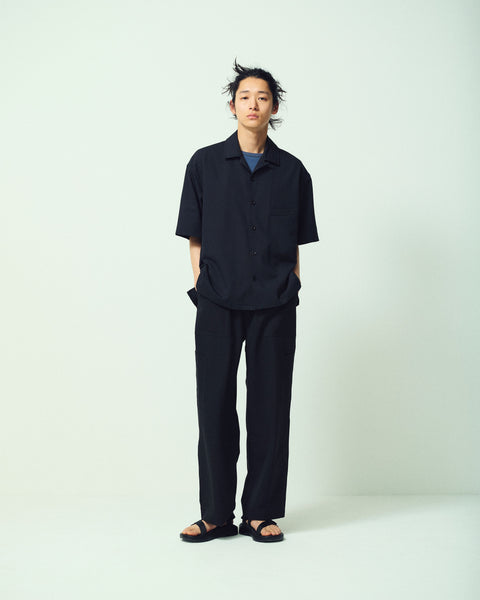 CLEAR TWILL OPEN COLLER SHIRTS