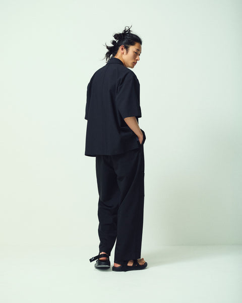 CLEAR TWILL OPEN COLLER SHIRTS