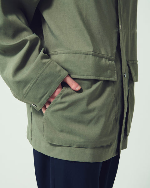 STRETCH POPLIN COVERALL