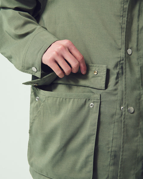 STRETCH POPLIN COVERALL