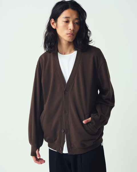 SWEAT V-NECK CARDIGAN