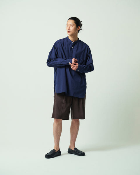 RELAX STAND COLLAR PULLOVER SHIRT
