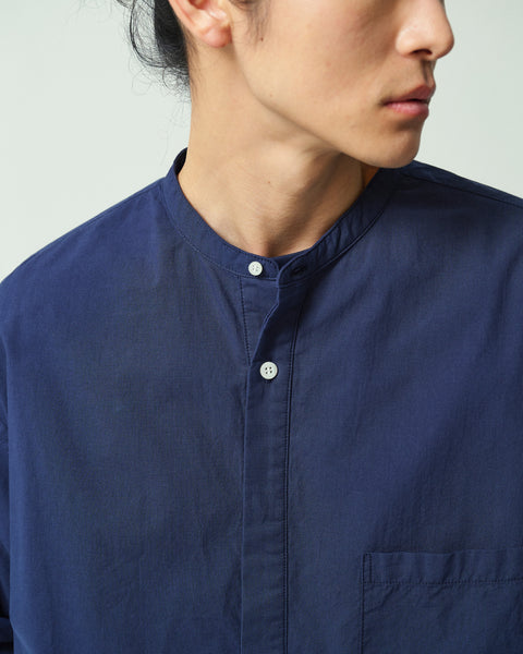 RELAX STAND COLLAR PULLOVER SHIRT