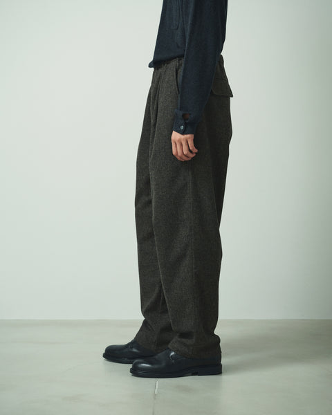 WOOL MIX EASY TROUSERS