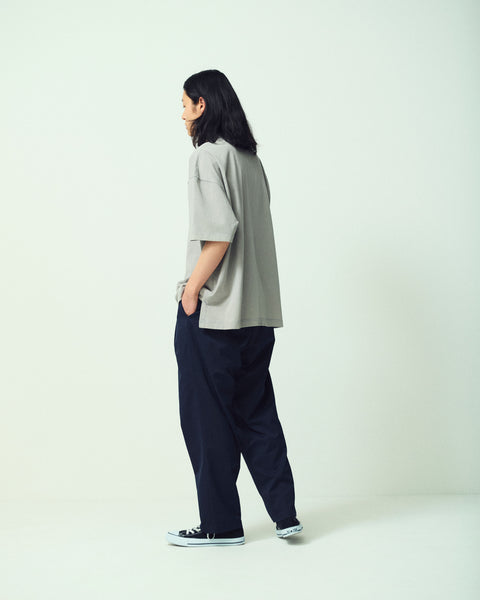 2TUCK TAPERED WIDE TROUSERS