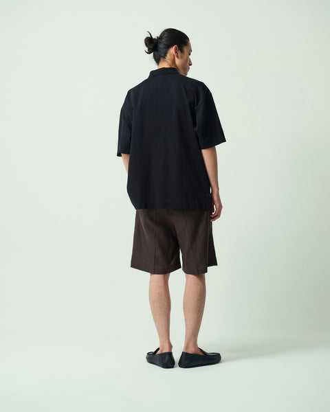 LINEN BLEND 2TUCK SHORTS