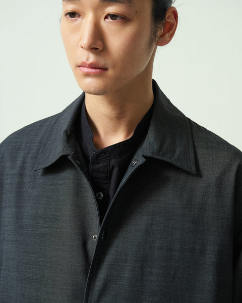 SUMMER WOOL MIX COACH JACKET