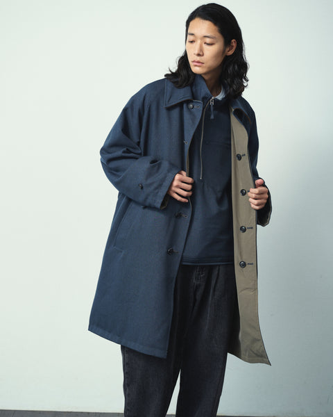 REVERSIBLE SOUTIEN COLLAR COAT