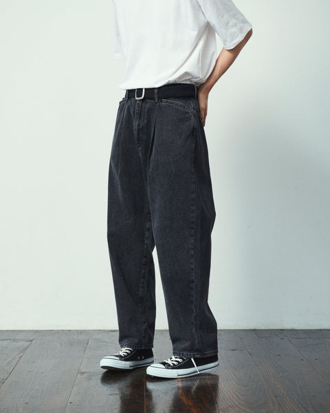 FADED WIDE DENIM
