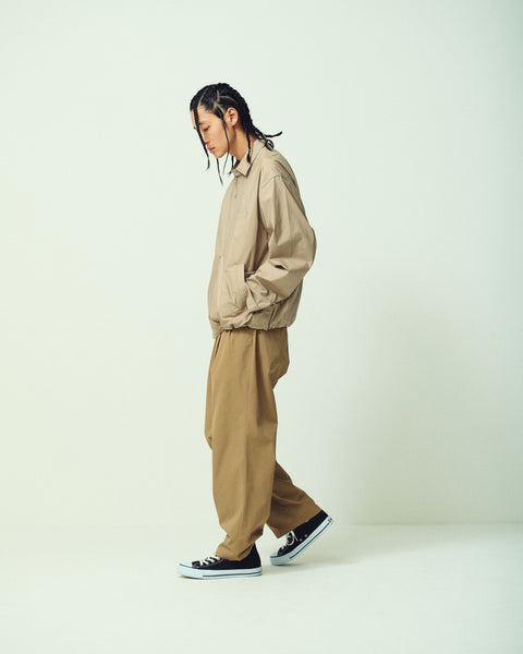 2TUCK TAPERED WIDE TROUSERS