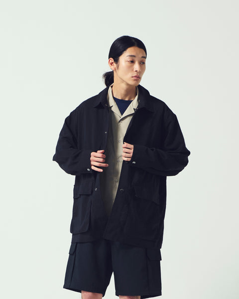 STRETCH POPLIN COVERALL