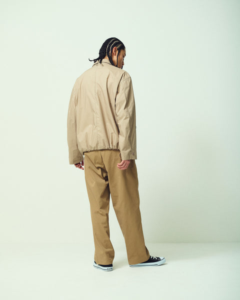 2TUCK TAPERED WIDE TROUSERS