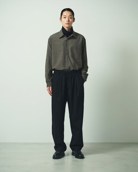 LIGHT WOOL MIX TRIPLE STITCH SHIRTS