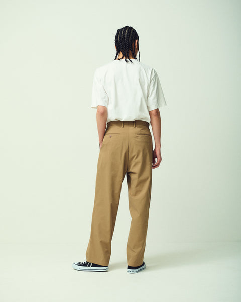 2TUCK TAPERED WIDE TROUSERS