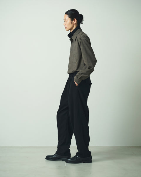 WOOL MIX EASY TROUSERS