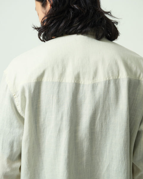 LINEN BLEND WESTERN SHIRT