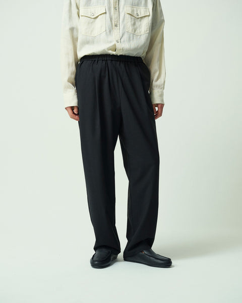 SUMMER WOOL MIX EASY PANTS