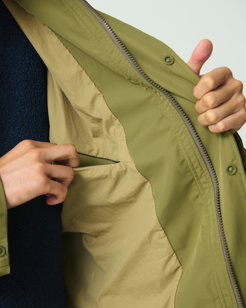 FUNCTIONAL STAND COLLAR COAT