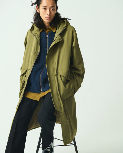 FUNCTIONAL STAND COLLAR COAT