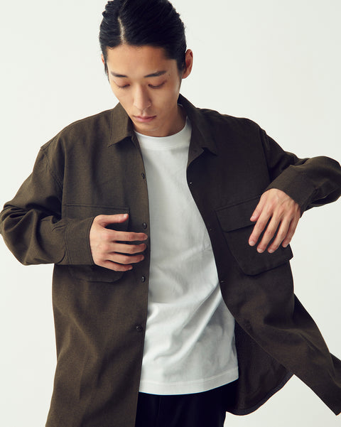 MELANGE WORK SHIRT