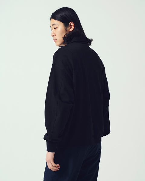 HALF ZIP L/S TEE