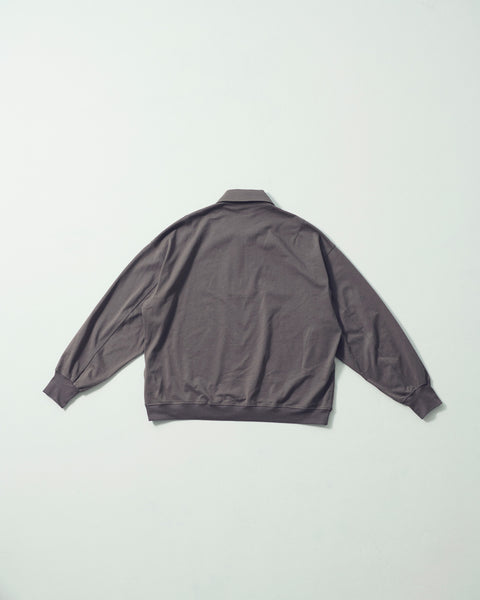 HALF ZIP L/S TEE