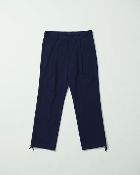 CLEAR TWILL DRAWSTRING TROUSERS