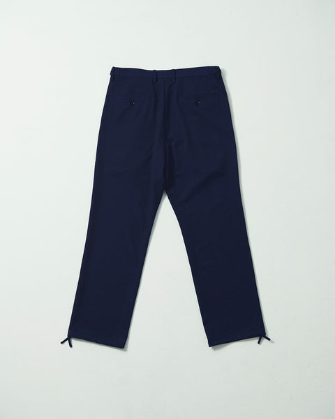 CLEAR TWILL DRAWSTRING TROUSERS