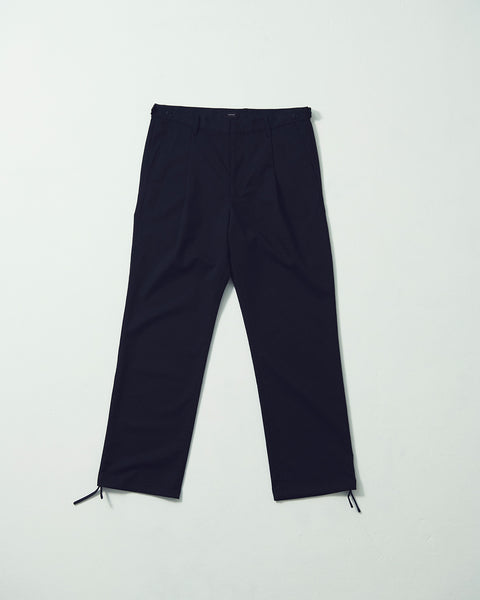 CLEAR TWILL DRAWSTRING TROUSERS