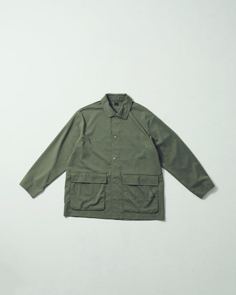 STRETCH POPLIN COVERALL