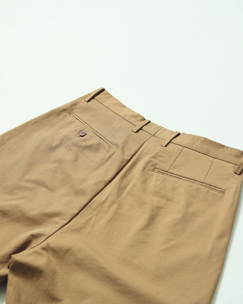 2TUCK TAPERED WIDE TROUSERS