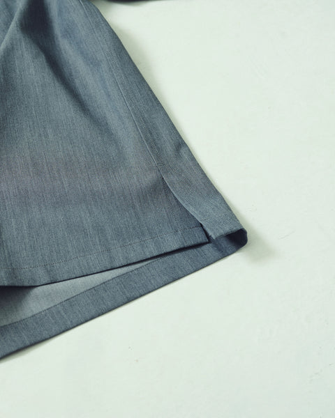 CLEAR TWILL OPEN COLLER SHIRTS