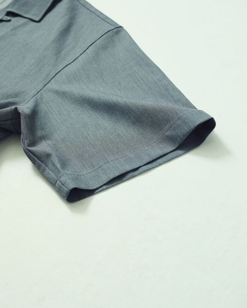 CLEAR TWILL OPEN COLLER SHIRTS