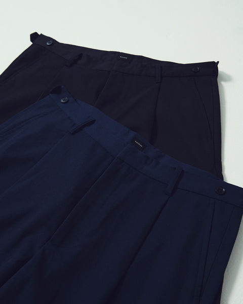 CLEAR TWILL DRAWSTRING TROUSERS