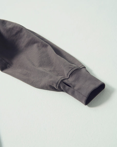 HALF ZIP L/S TEE