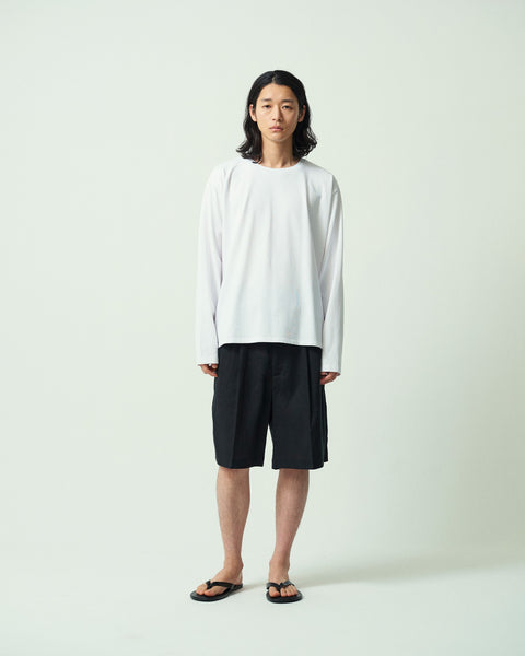 LINEN BLEND 2TUCK SHORTS