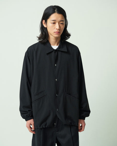 SUMMER WOOL MIX COACH JACKET