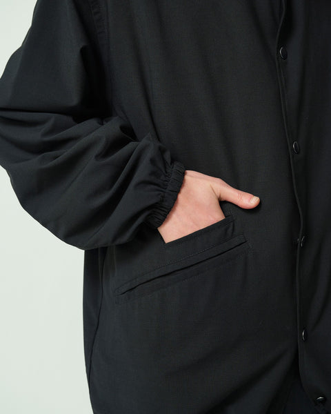 SUMMER WOOL MIX COACH JACKET