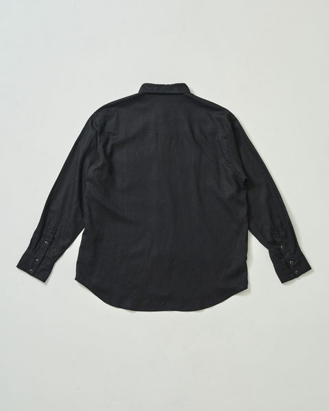 LINEN BLEND WESTERN SHIRT