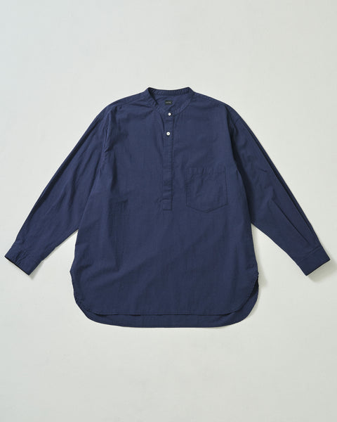 RELAX STAND COLLAR PULLOVER SHIRT
